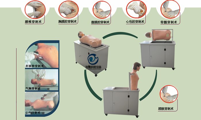 全自动多种穿刺叩诊电脑模拟人